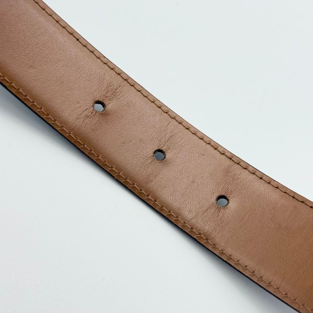 ✨美品✨グッチ ベルト Gバックル ゴールド金具 本革 男女兼用 リバーシブル