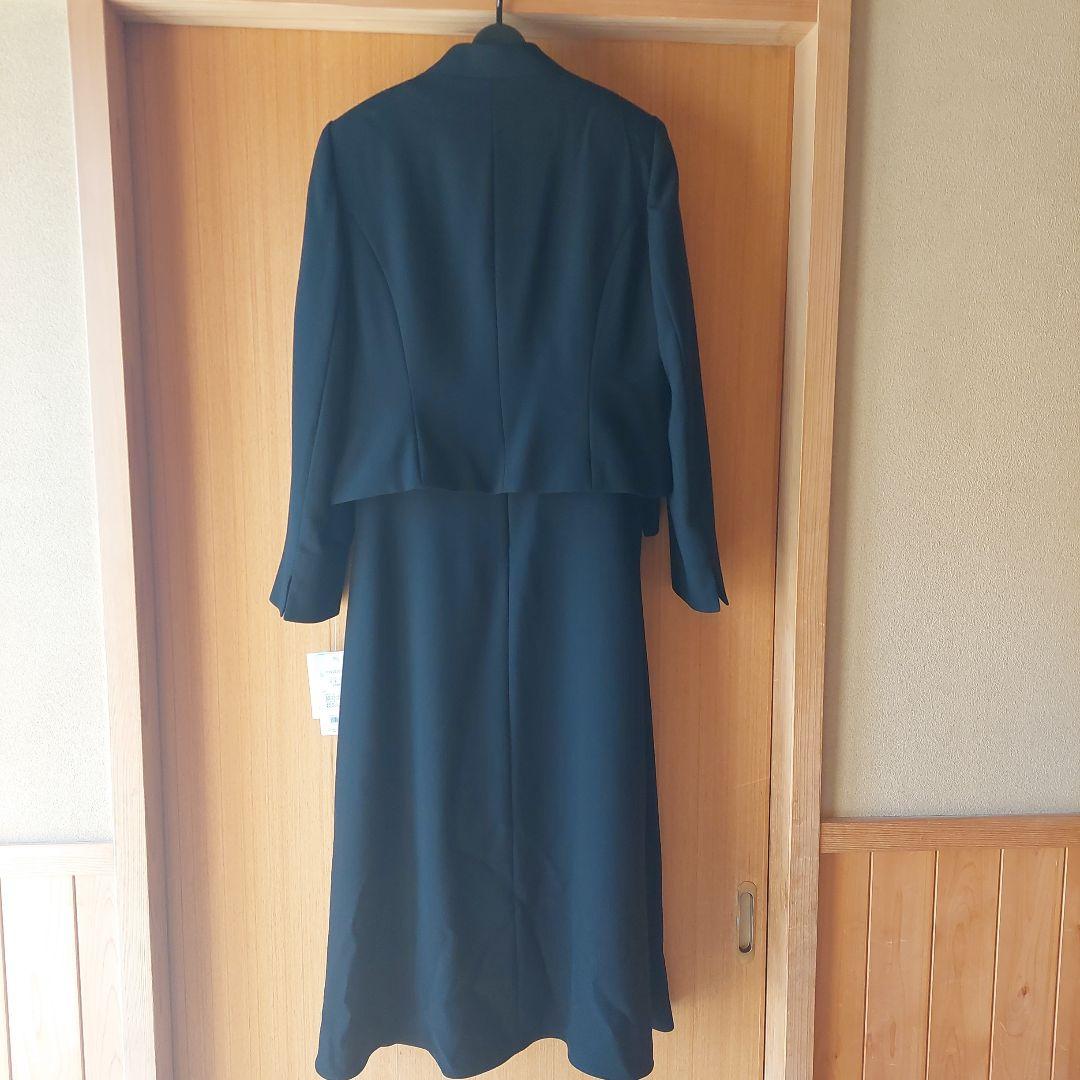 シマウマ　ブラックフォーマル13号ロング丈スカート