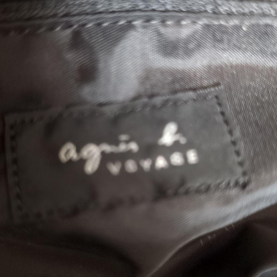 黒のナイロン80%牛革20%ボストンバッグ