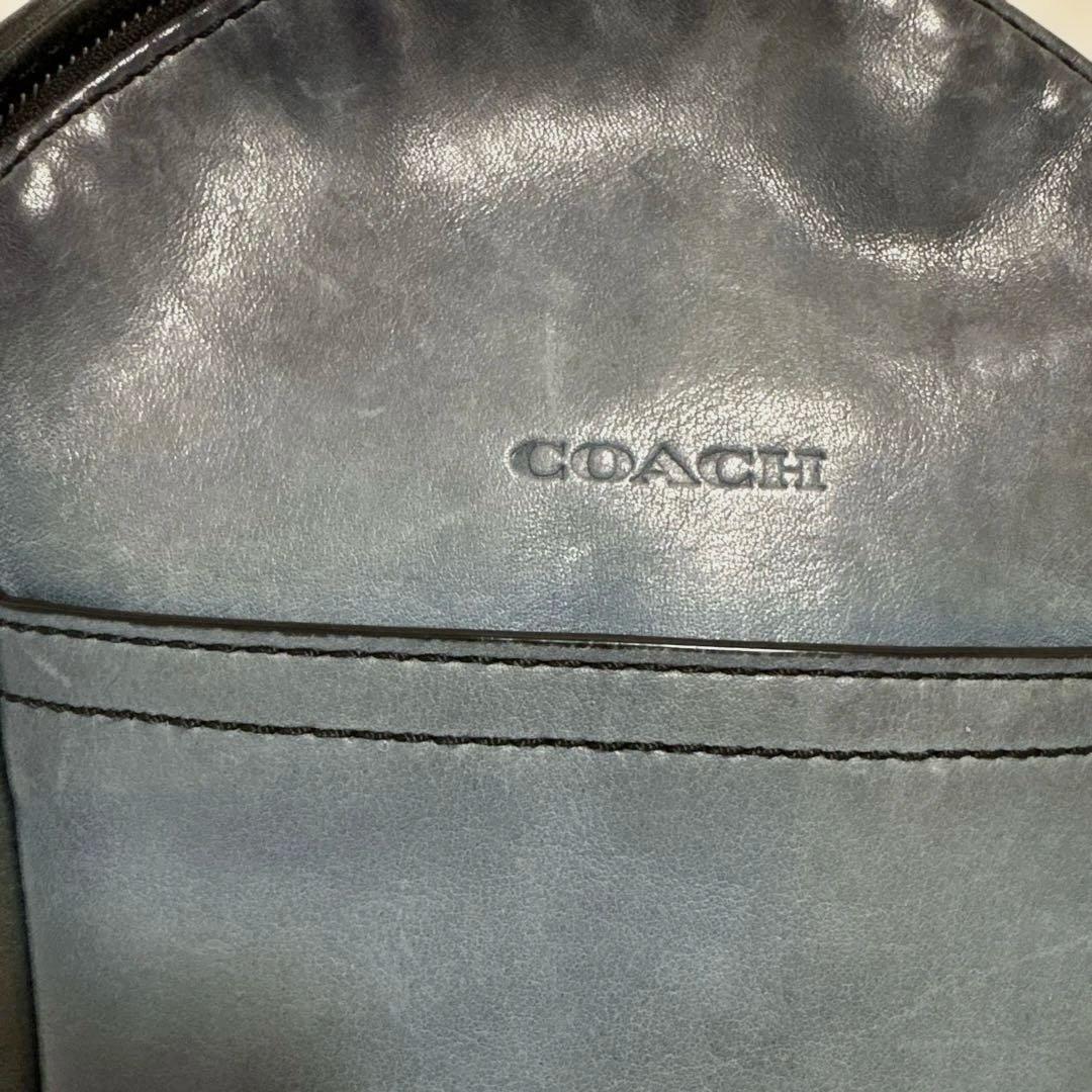 COACH コーチ　ボディバッグ ショルダーバッグ レザー　斜め掛け　メンズ