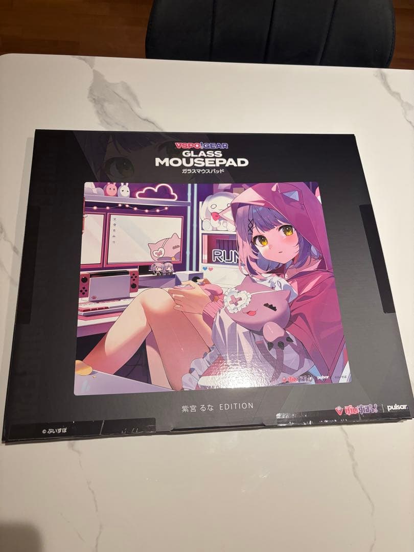 ぶいすぽっ！　ガラスマウスパッド　紫宮るな
