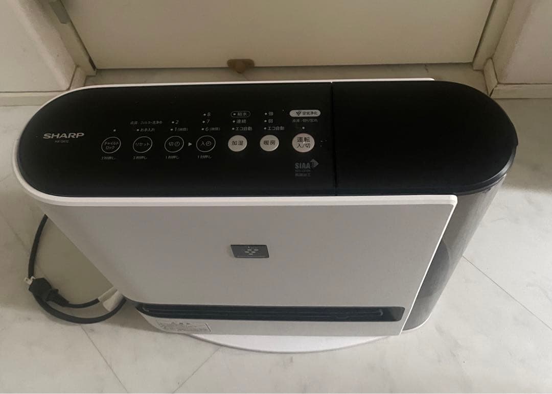 SHARP/シャープ/加湿セラミックファンヒーター/HX-SK12-W/元箱付き