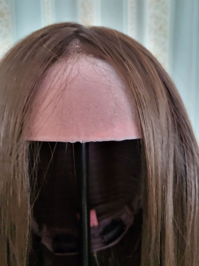 ピンクエイジ手植えフルウィッグリリカストレート