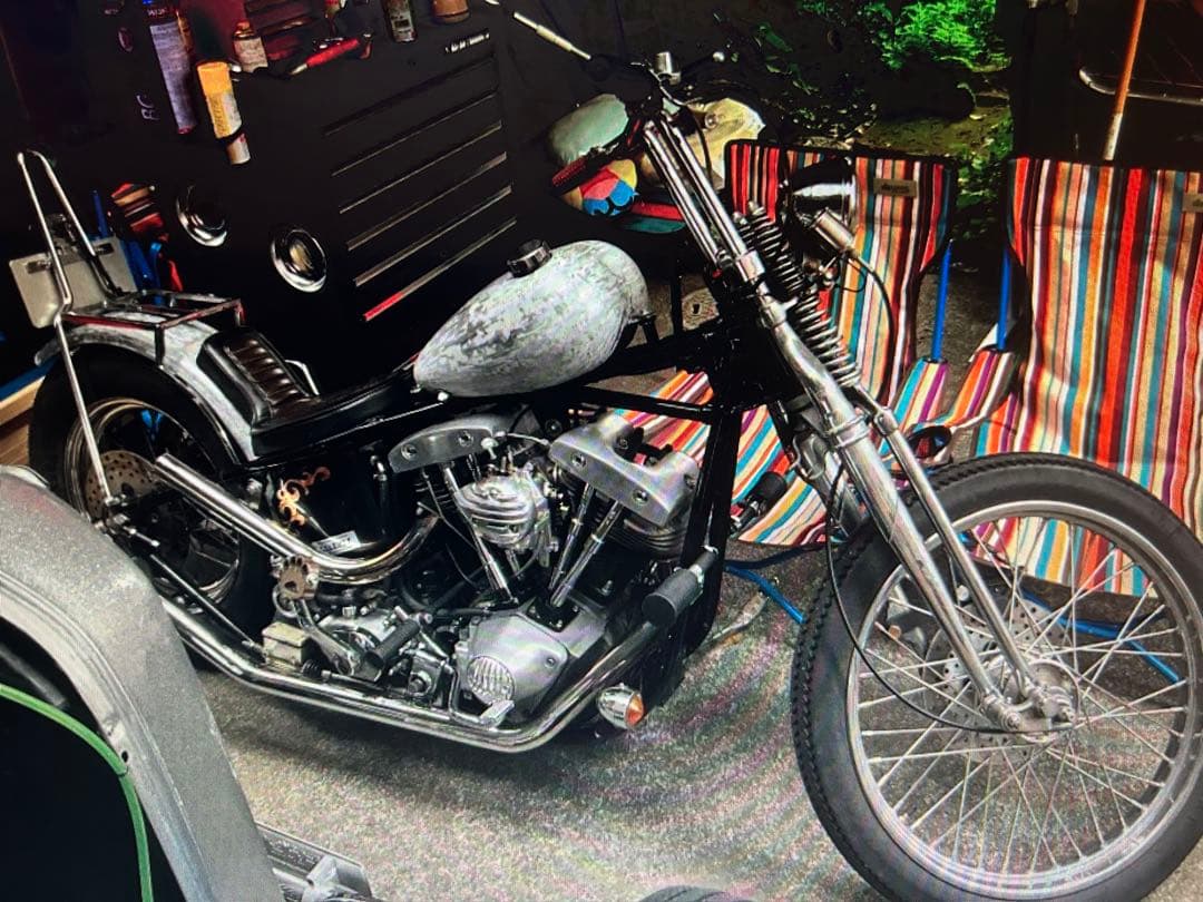 更に値下！ショベルリジット　ワンオフ　シングルシート