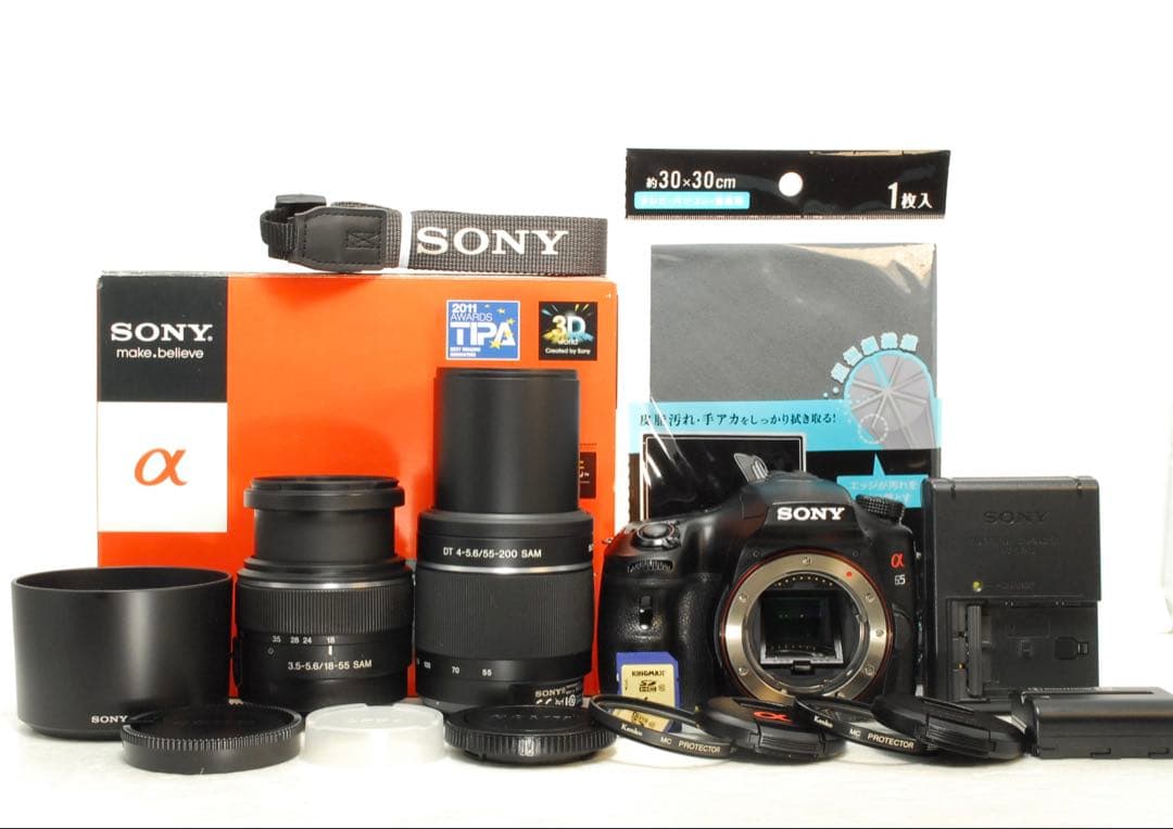 とんとん様フォロー割_SONY α65 ❤️ダブルレンズキット 一眼レフカメラ