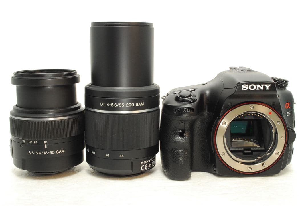 とんとん様フォロー割_SONY α65 ❤️ダブルレンズキット 一眼レフカメラ
