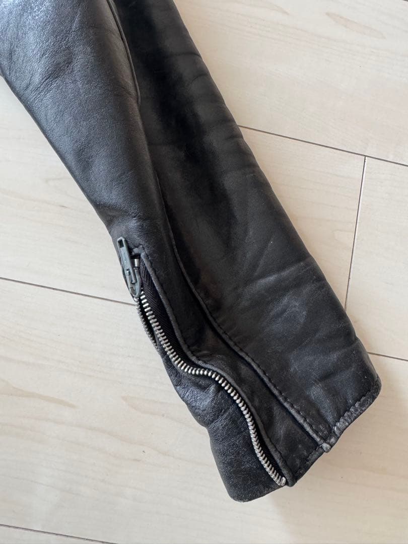 schott レザーシングルライダース 141型 40 【クリーニング済】