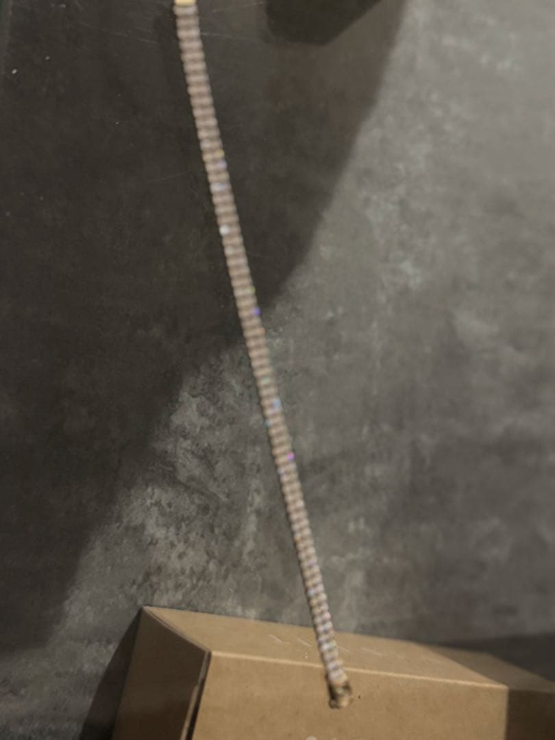 4.3グラム 10K VVS 2連テニスブレスレットMOISSANITE