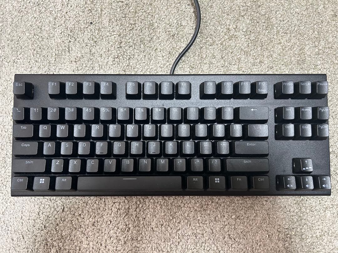 REALFORCE GX1 US配列　Black