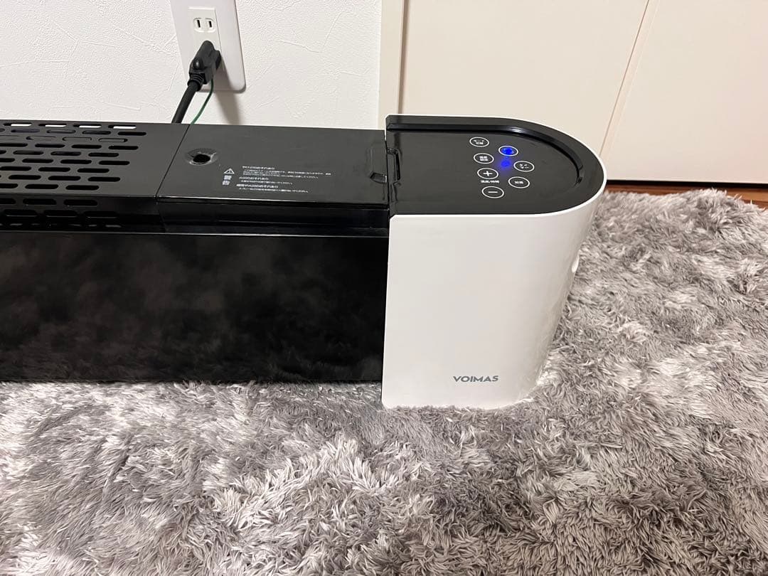 変換プラグ不要！セラミックファンヒーター加湿器&衣類乾燥機1200W/1700W