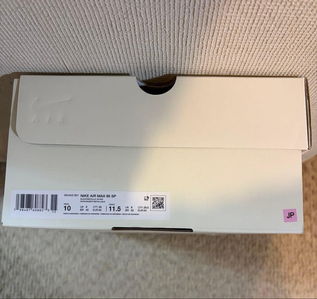 靴 UNDEFEATED NIKE Air Max 95 Black 28cm