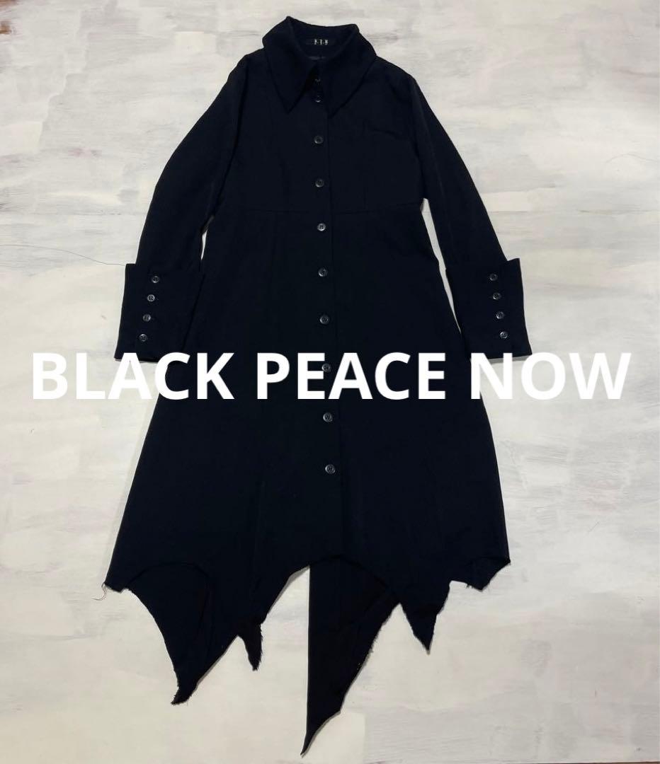 BLACK PEACE NOW 裾切りっぱなし　ロングワンピース