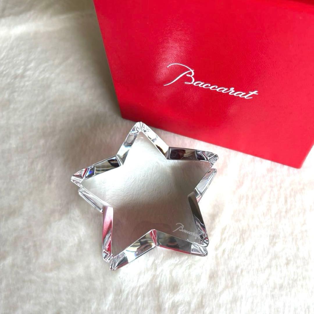 未使用Baccarat バカラ Zinzinザンザンスター ペーパーウェイト