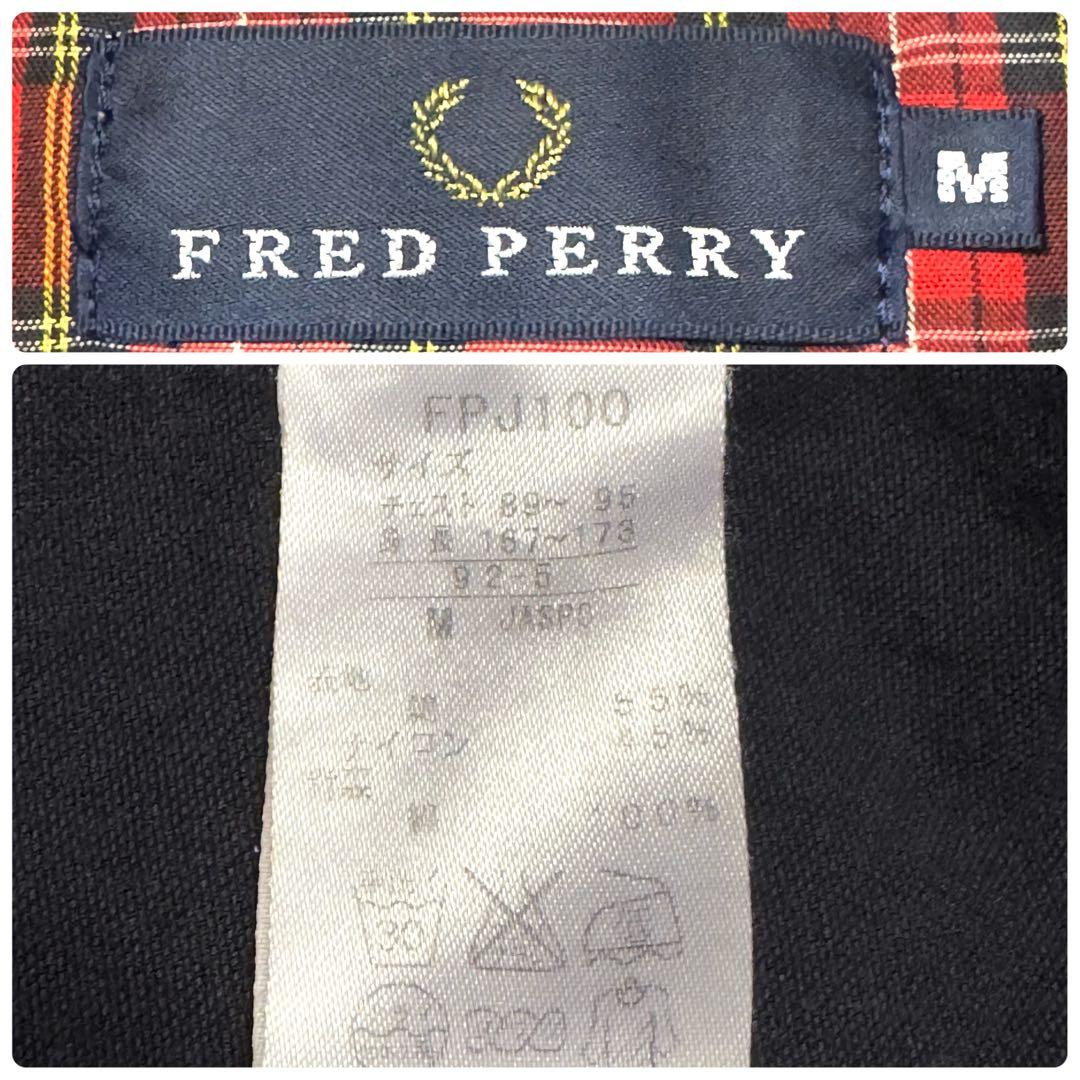3273【人気・美品】フレッドペリー ワンポイント刺繍ロゴ モッズコート