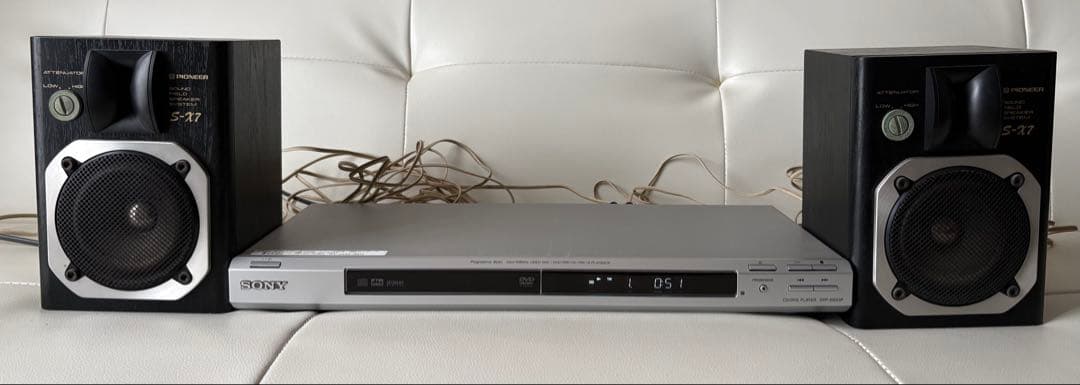 SONY DVP-NS53P DVDプレーヤー+スピーカー