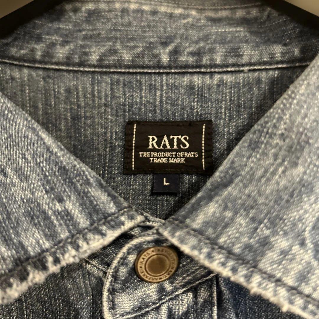 RATS デニムシャツ Lサイズ