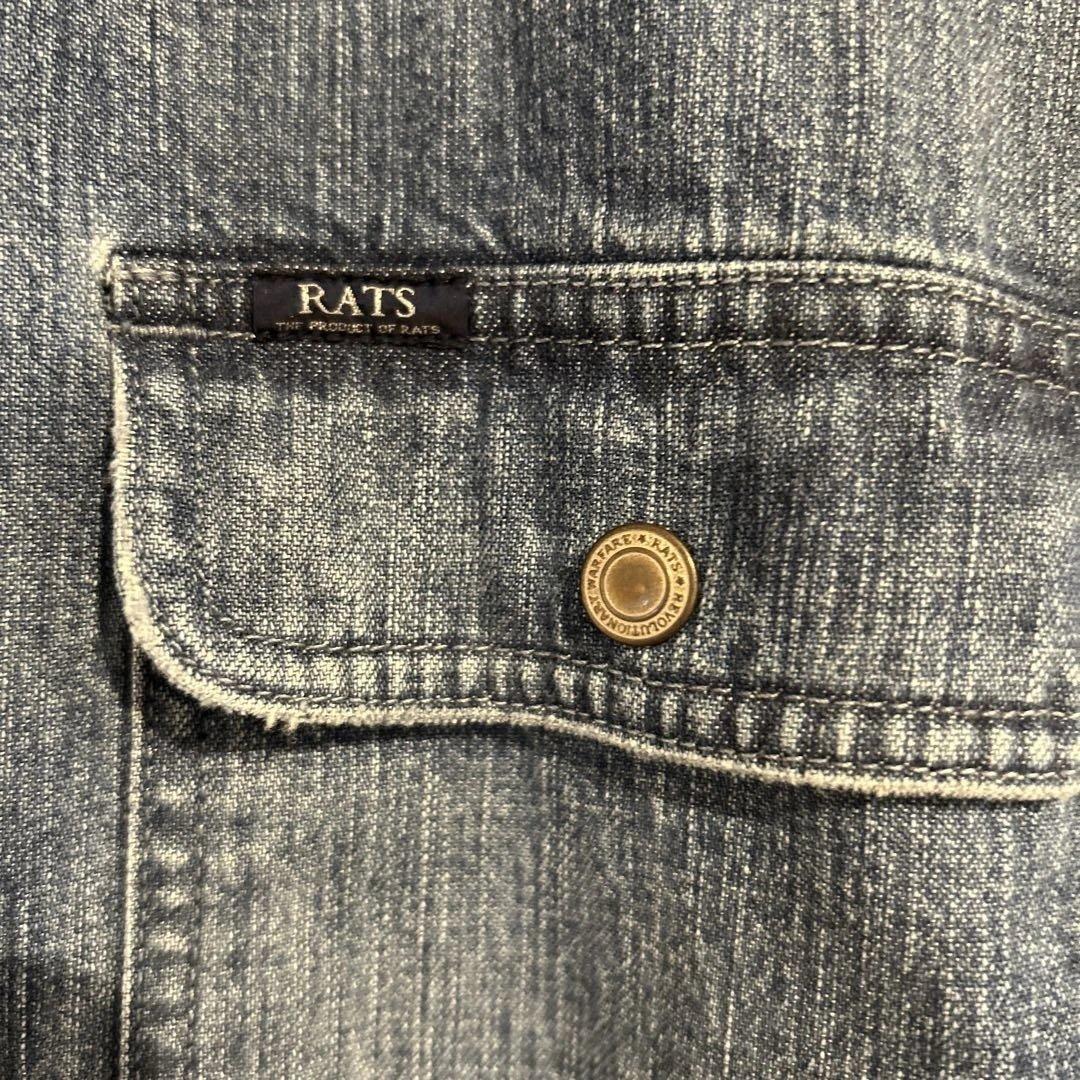 RATS デニムシャツ Lサイズ
