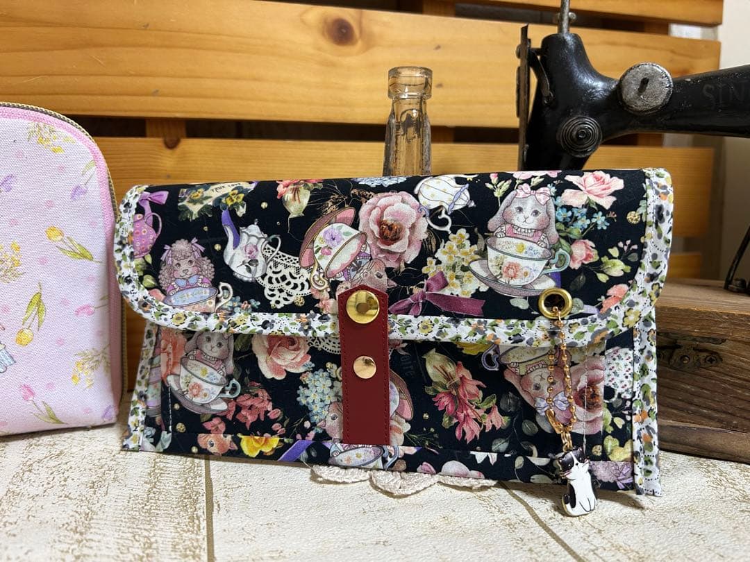 よーぽん様　ジョリーフルール L字ポーチ スマート長財布 小財布ベア