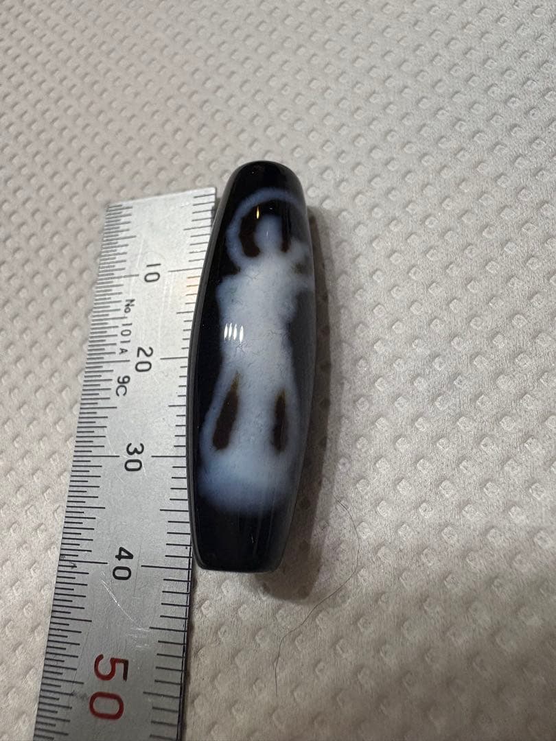 チベットビーズ老天珠 天然石 品名:弁財天天珠