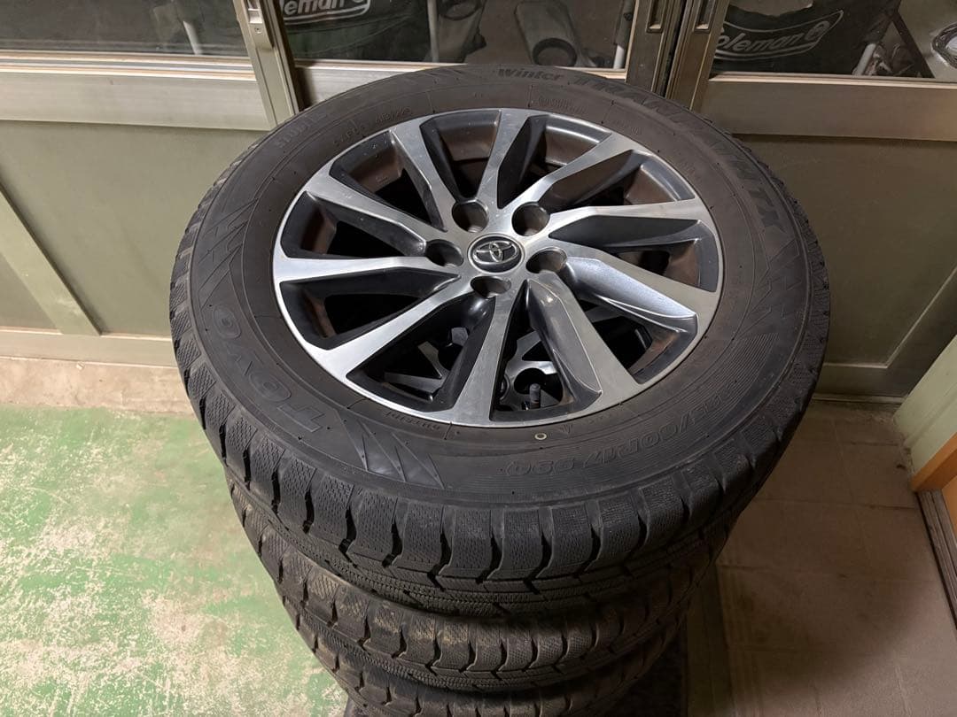 年末価格 トヨタ純正ホイール17インチスタットレスタイヤ30ヴェル、アルファード
