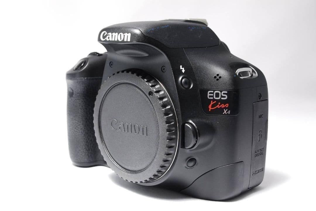 ♥シャッター数極少♥キャノン Kiss X4 一眼レフ Wレンズ 望遠レンズ付