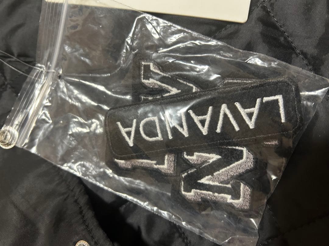 値下げ！ラバンダ lavanda ナイロンルーズスタジャン　黒　新品