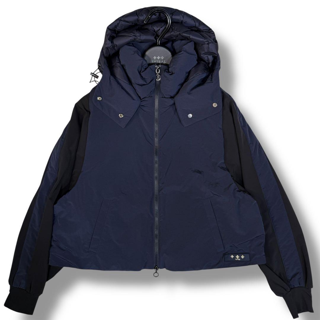 未使用級 TATRAS LEMPIC 近年モデル 切替2way ダウンジャケット