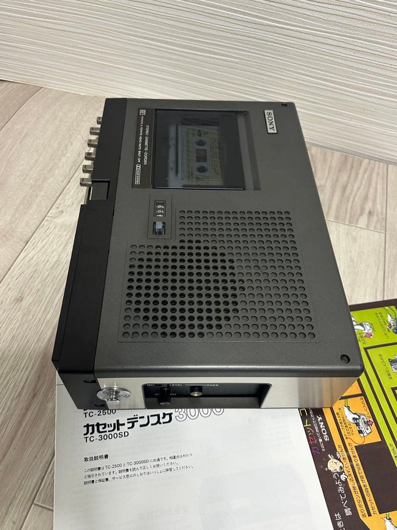 美品！希少品 SONYソニー TC-3000 SD カセット中古品 動作品