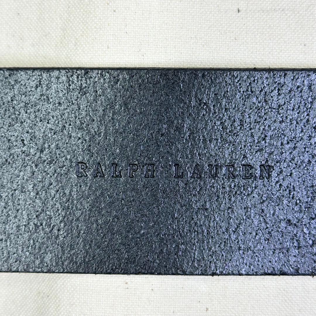 POLO RALPH LAUREN ポロ ヴィンテージ ブラック レザー ベルト