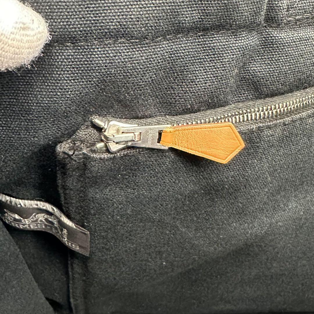 エルメス フールトゥ MM キャンバス ブリーフケース ビジネスバッグ