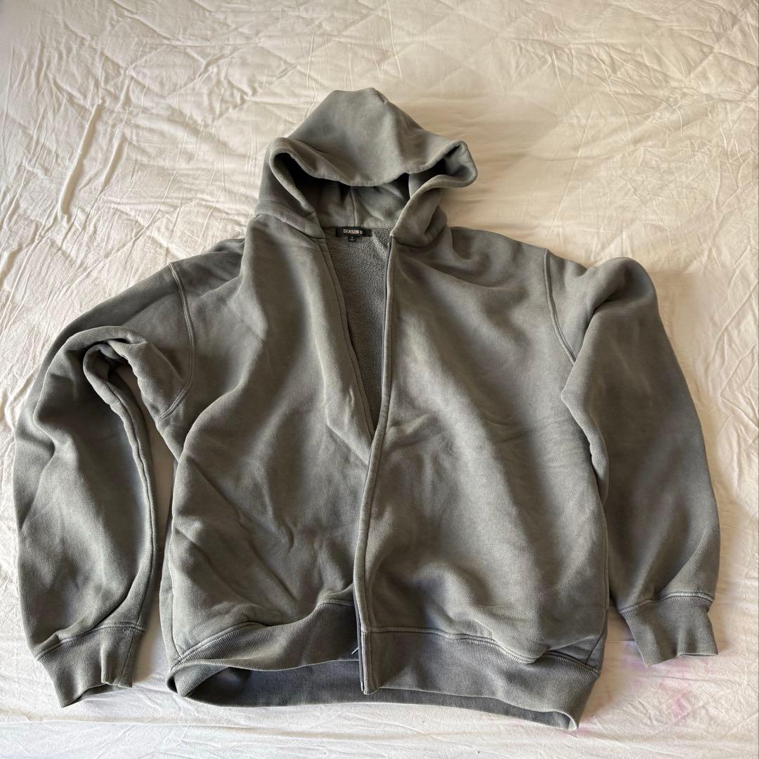 YEEZY SEASON 6ジップアップビッグパーカー カニエウエストグリーン