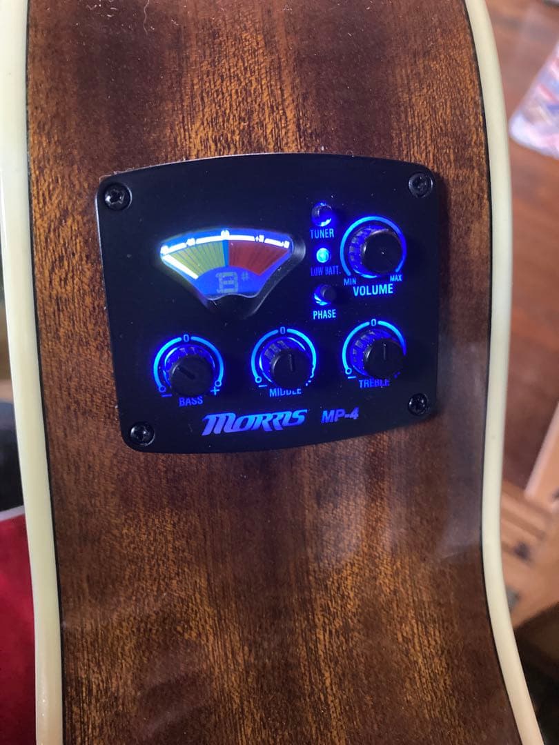 【左利き】MORRIS R-011 LH NAT エレアコギター レフトハンド