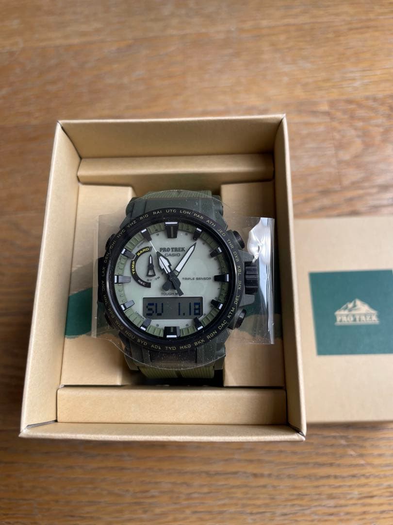 ヒナ吉 CASIOプロトレックPRW-61LD-3JF 10気圧防水