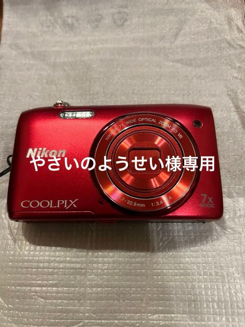 極美品　Nikon COOLPIX S3500 ピンク 付属品あり