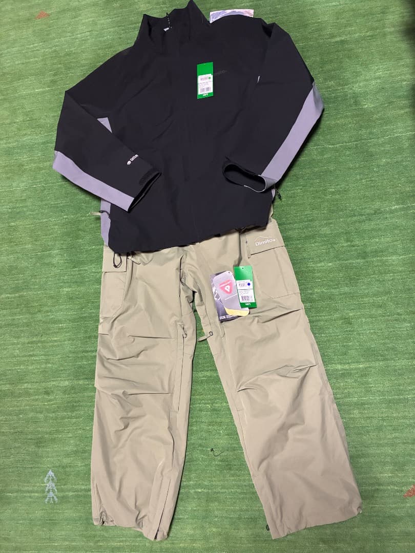 わさび　Dimito スノーボードウェア セット　M 一