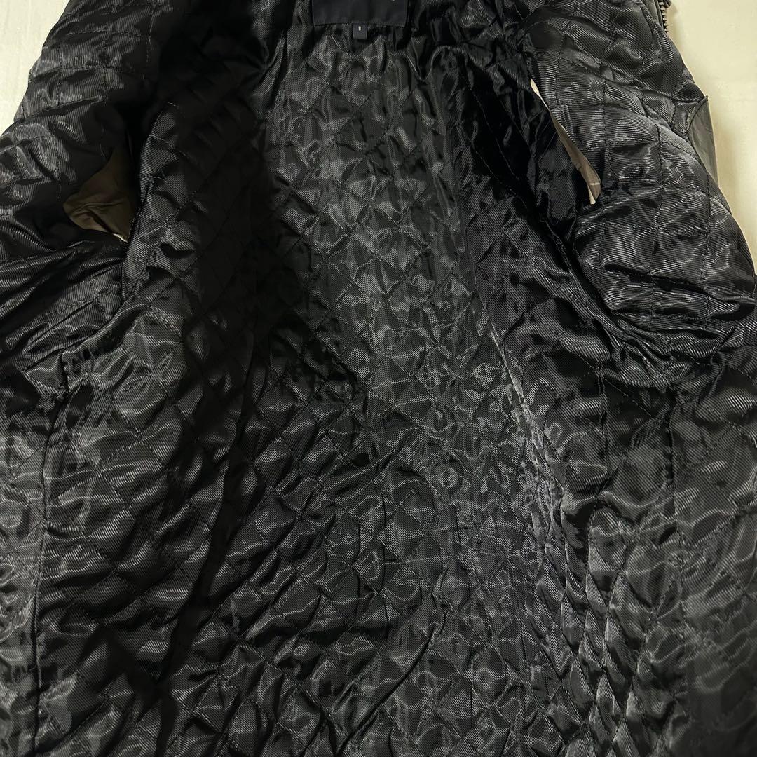 00s BANANA REPUBLIC 加工牛革 シングルライダース 雰囲気抜群