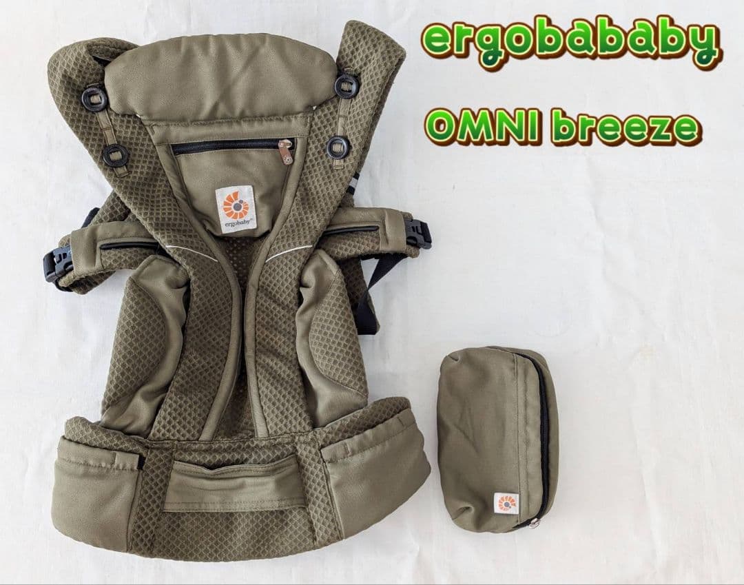 【ドル】エルゴベビー ベビーキャリア オムニブリーズ カーキ オリーブ
