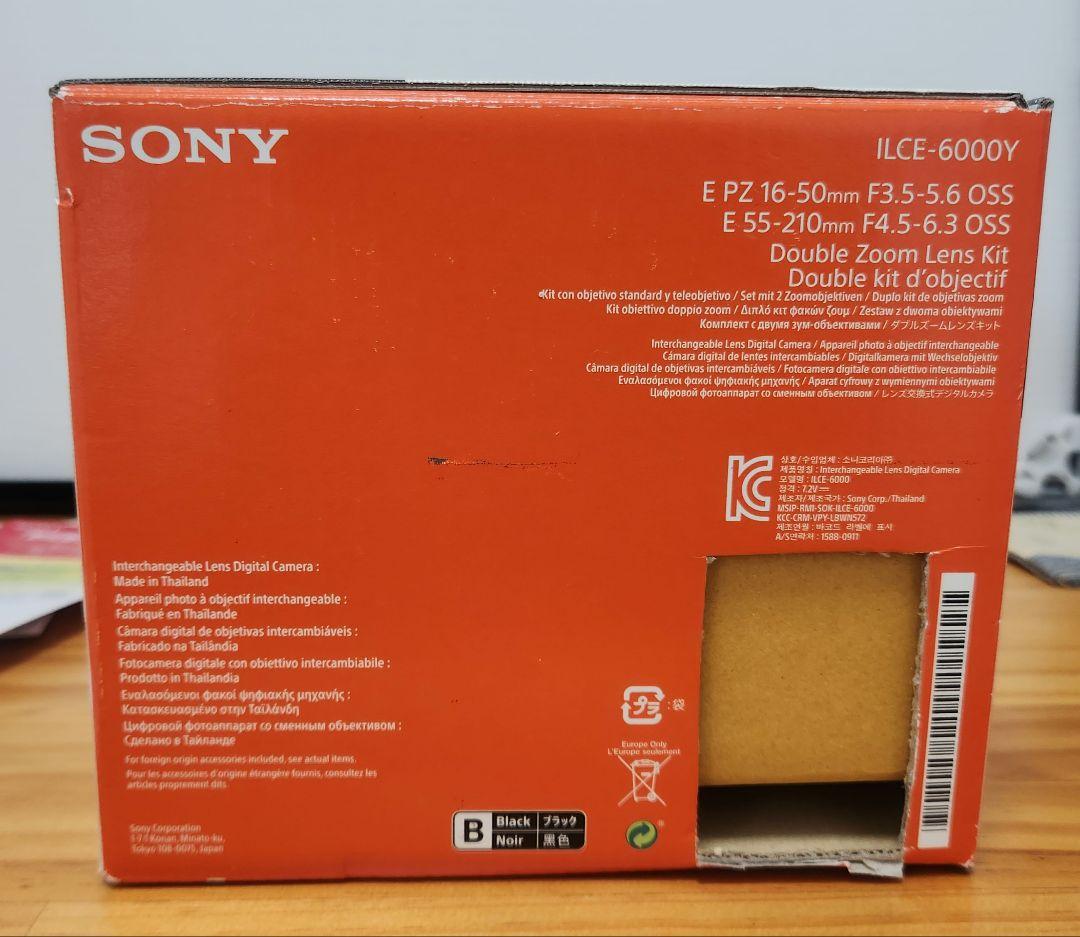 【動作良好】SONY ミラーレス一眼 α6000 パワーズームレンズキット 黒