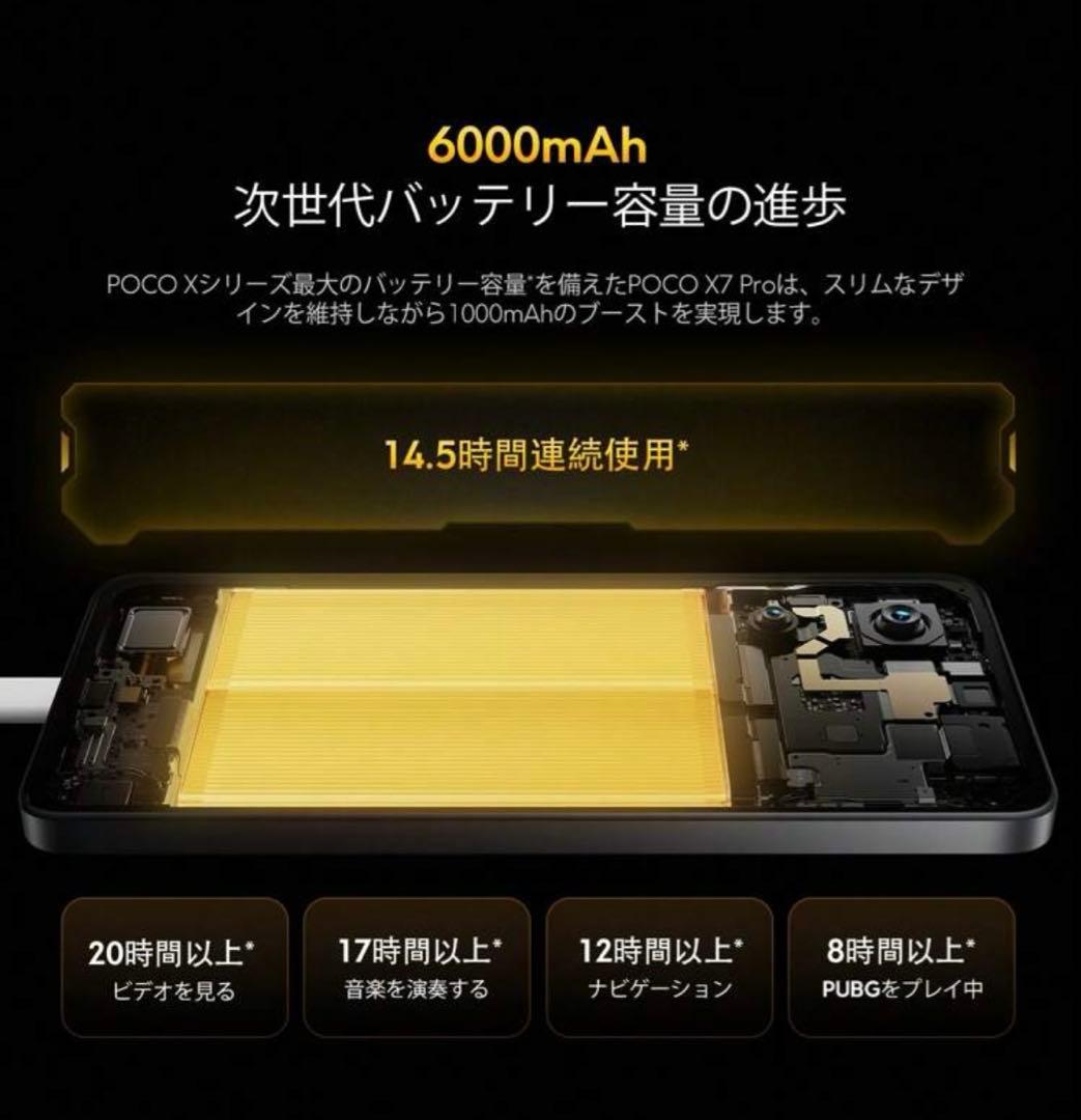 POCO X7 Pro 本体 12GB+512GB グローバル版 新品未開封