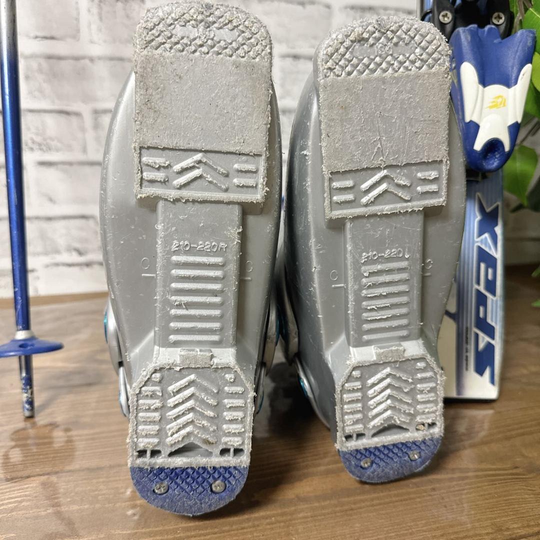 KAZAMA SPAX ジュニアスキー ストック ブーツ 4点セット 100cm