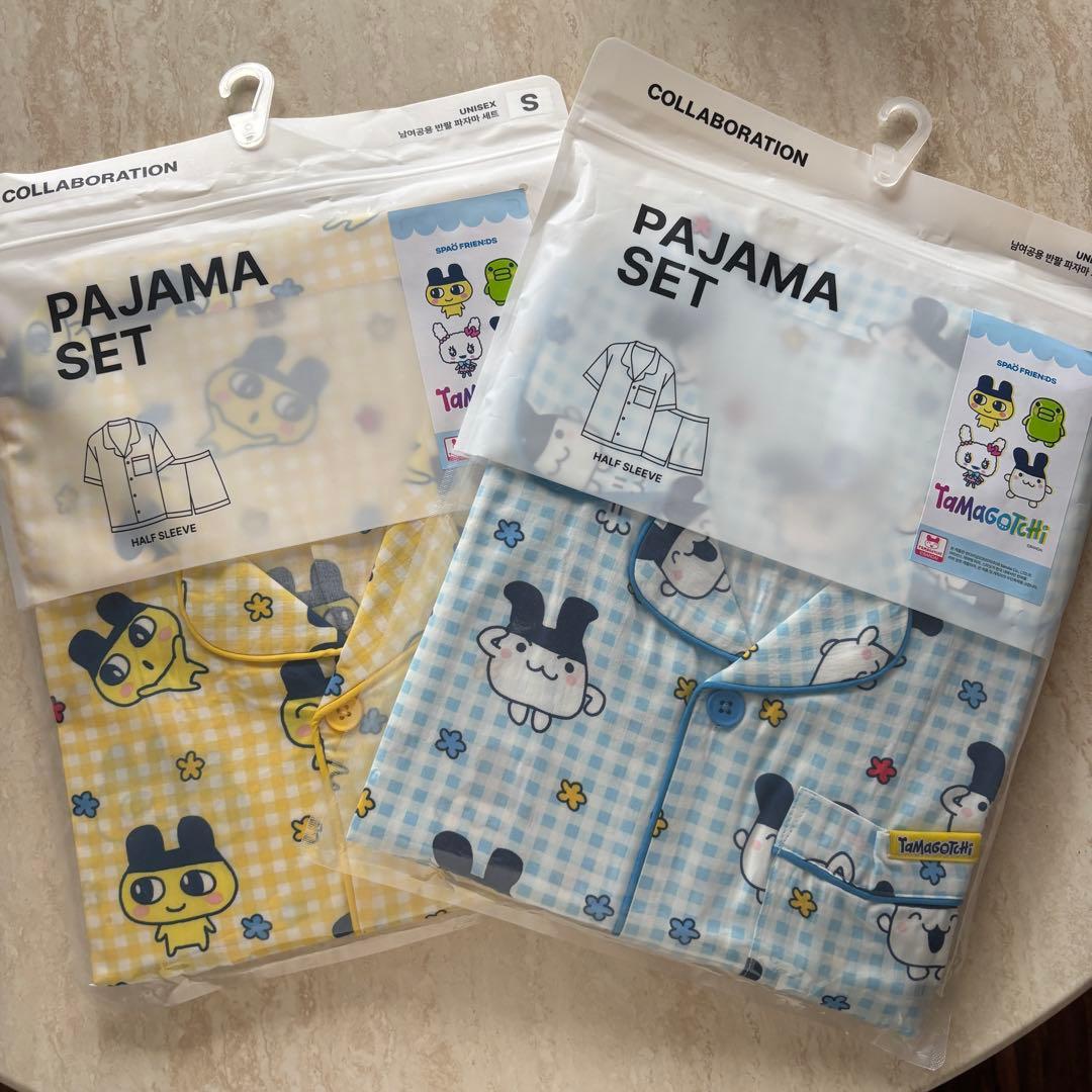 【新品未使用】Sサイズ たまごっち　まめっち　みみっち パジャマ　韓国限定