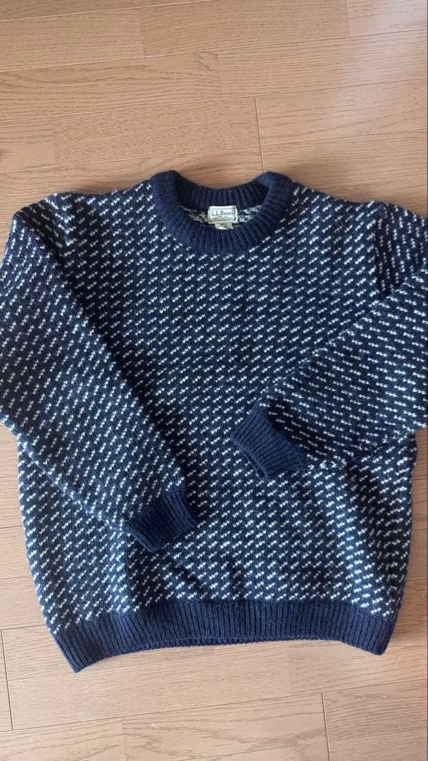 L.L.Bean ニットセーター バーズアイ