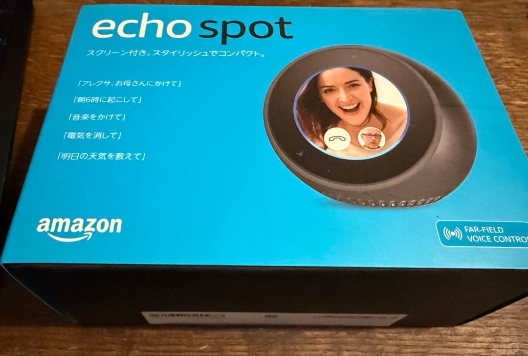 新品未開封　echo spot スクリーン スピーカー　amazon
