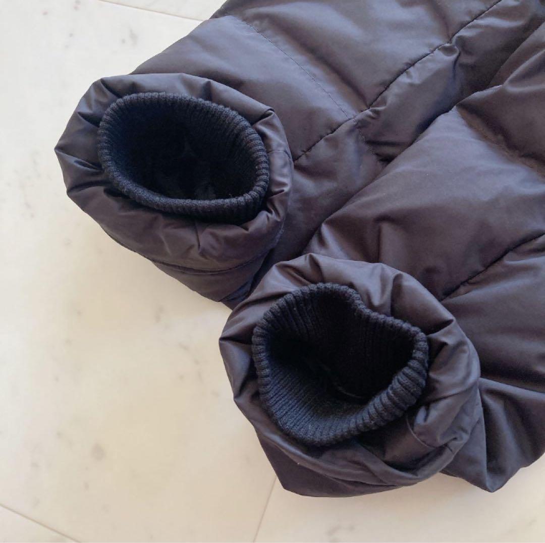 美品　スローブイエナ　ショールフードショートダウンコート　ブラック　36