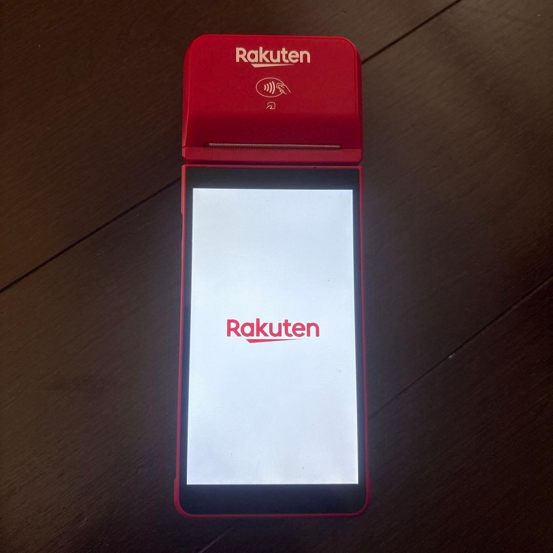 楽天ペイ ターミナル 本体 赤レッド　決済端末