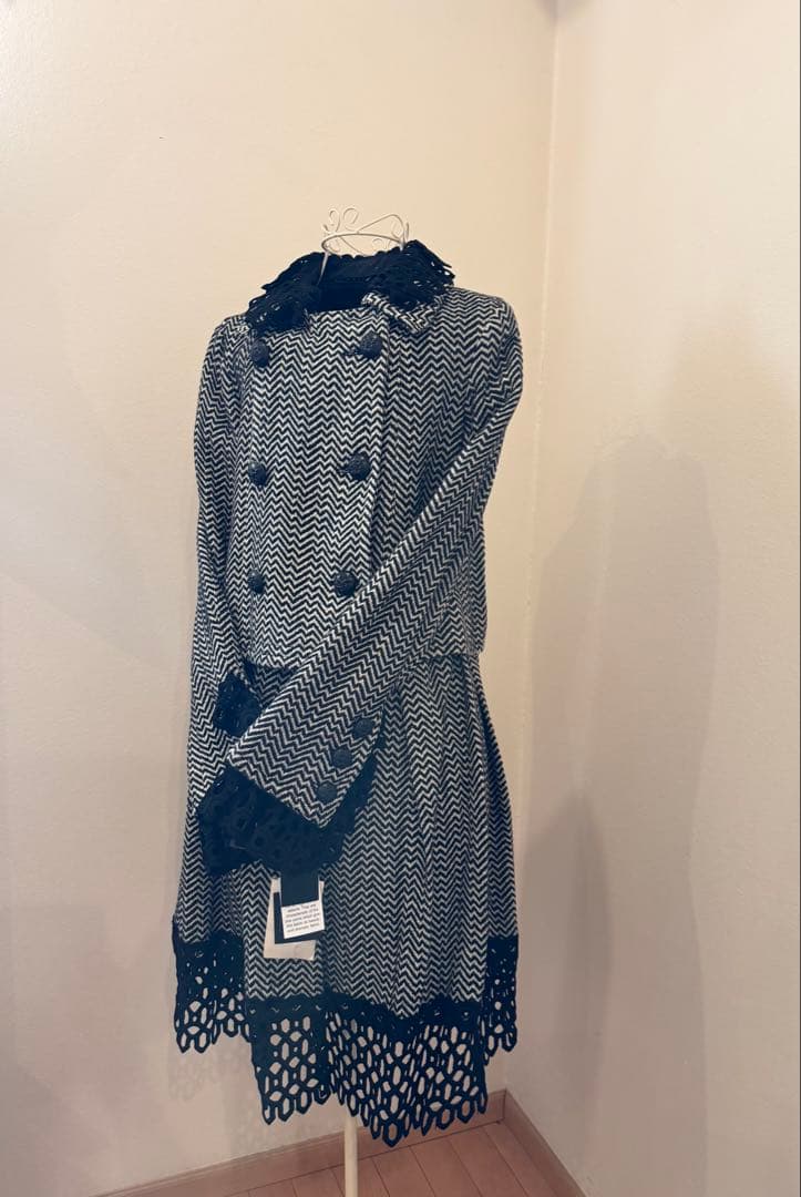 アナスイ　レースツィードジャケット&スカートセット