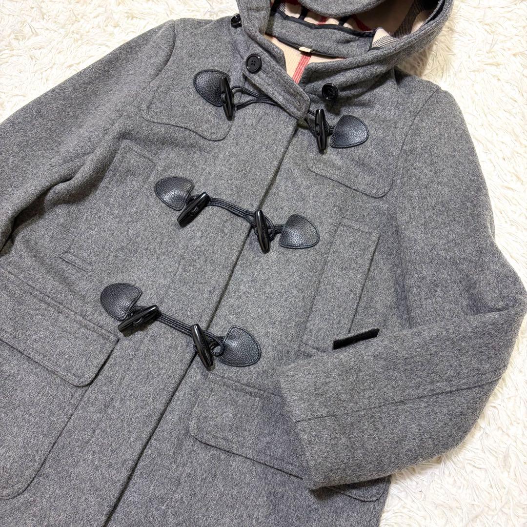 BURBERRY BRIT バーバリーブリット　ダッフルコートグレー　Ｍ