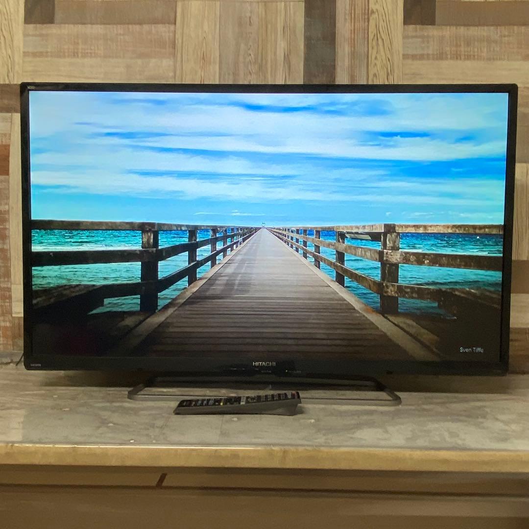 全国送料込❣️日立43V型地デジBSCS内蔵液晶テレビ1TB HDD録画機能内蔵