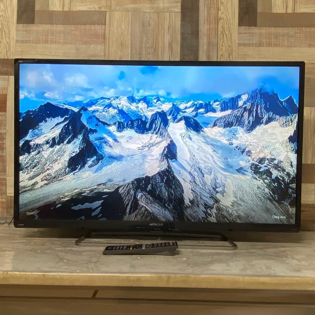 全国送料込❣️日立43V型地デジBSCS内蔵液晶テレビ1TB HDD録画機能内蔵