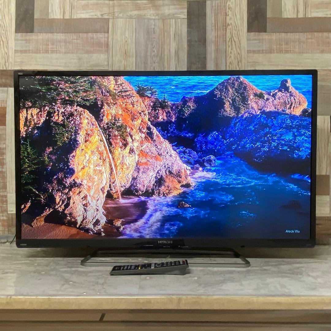 全国送料込❣️日立43V型地デジBSCS内蔵液晶テレビ1TB HDD録画機能内蔵